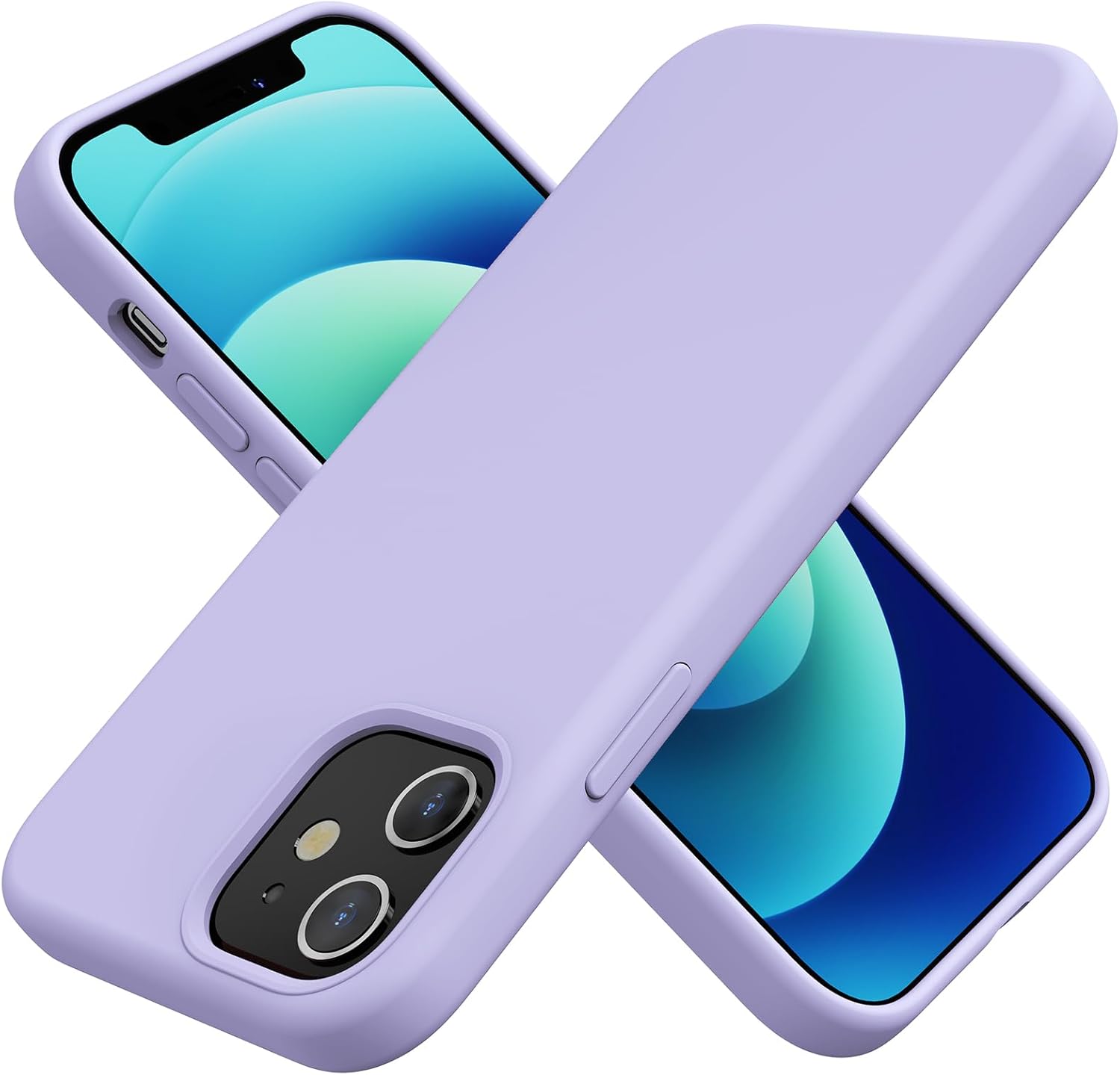 TAXXOE Silicone Case Compatible with iPhone 12 Case/12 pro case Soft Ultra Slim...