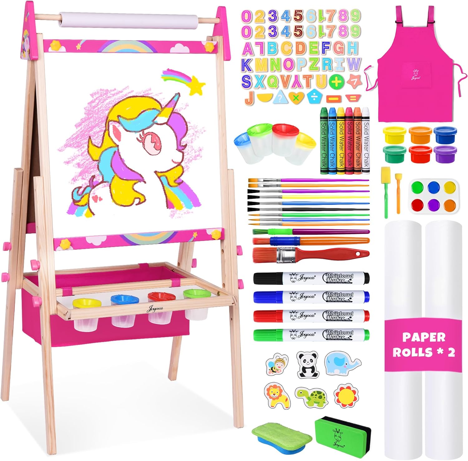 Joyooss Art Easel for Kids, Special Easel for Toddlers with Adjustable Painting...