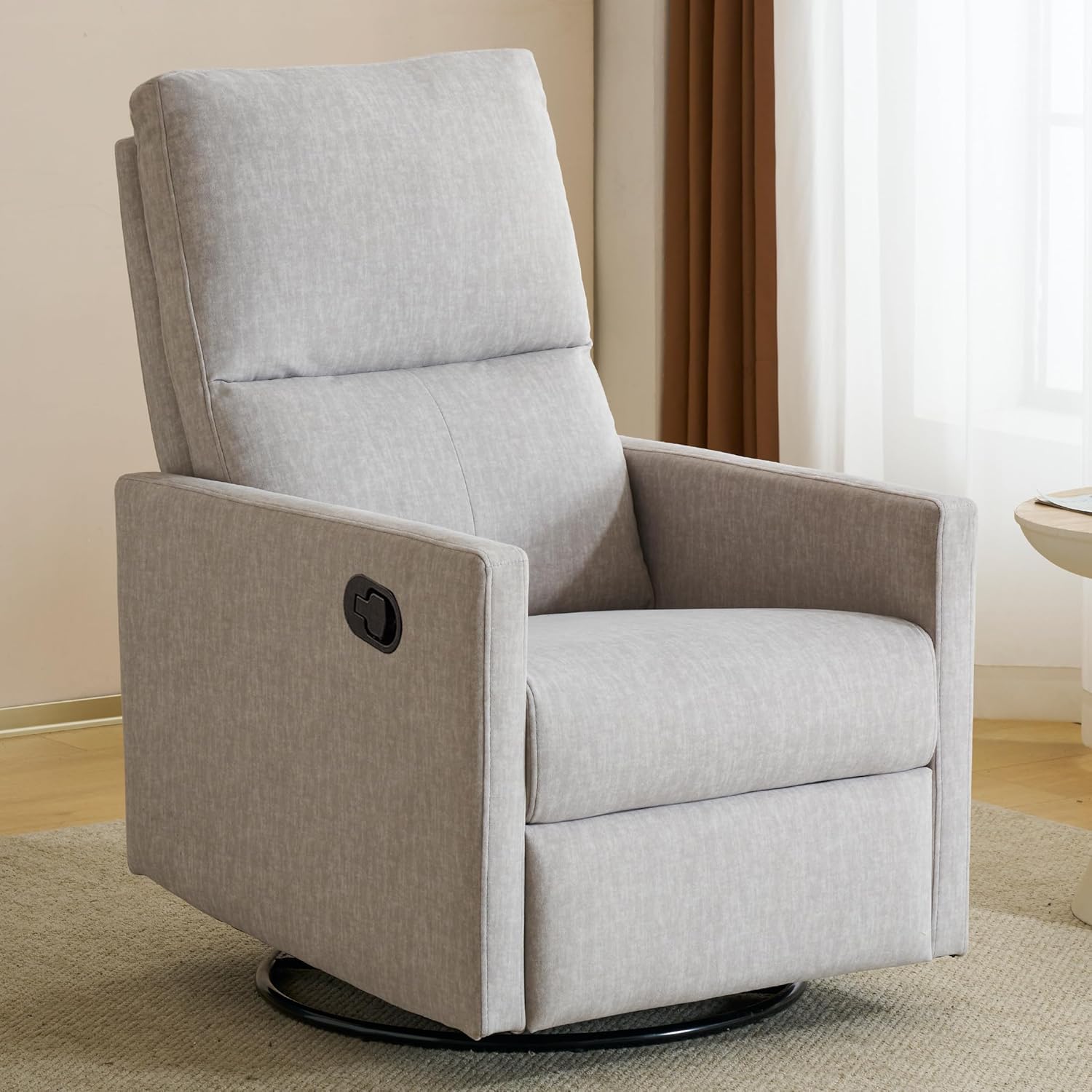 Swivel Rocking Recliner Chair for Adults, Rocker Nursery Glider Chair for Living...