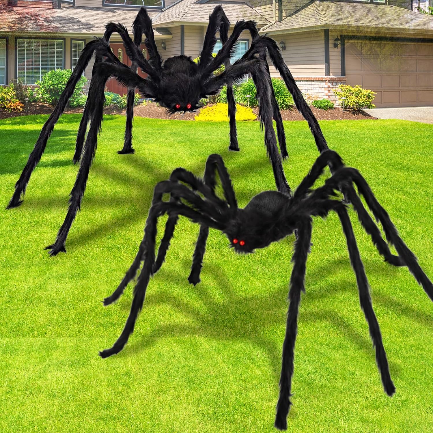 Libay Halloween Giant Spider Decorations, Special Scary Large Spider Props for I...