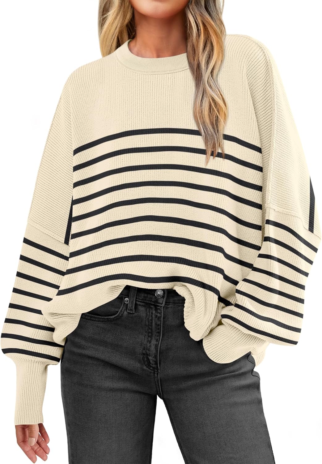 ANRABESS Womens Sweaters, Special Oversized Sweaters for Fall 2024 Fashion, Inno...