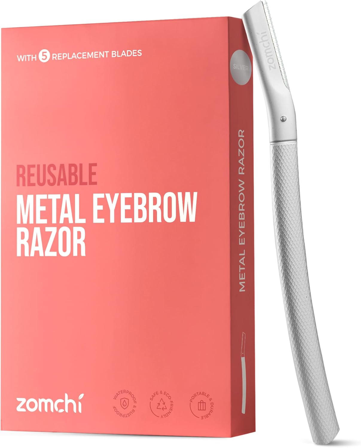 ZOMCHI Eyebrow Razor, Dermaplaning Tool for Face, Eyebrow Trimmer Shaper with Pr...