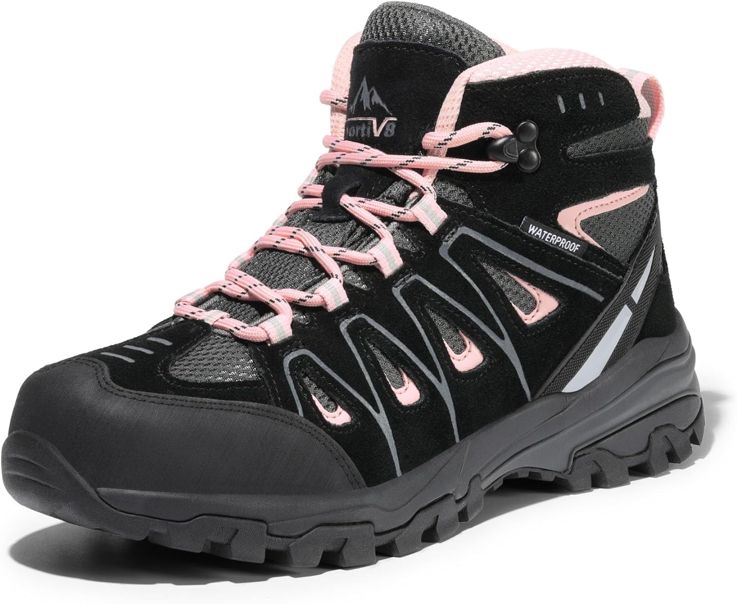 NORTIV 8 Women's Waterproof Hiking Boots, Special Outdoor Trekking Boots, Innova...