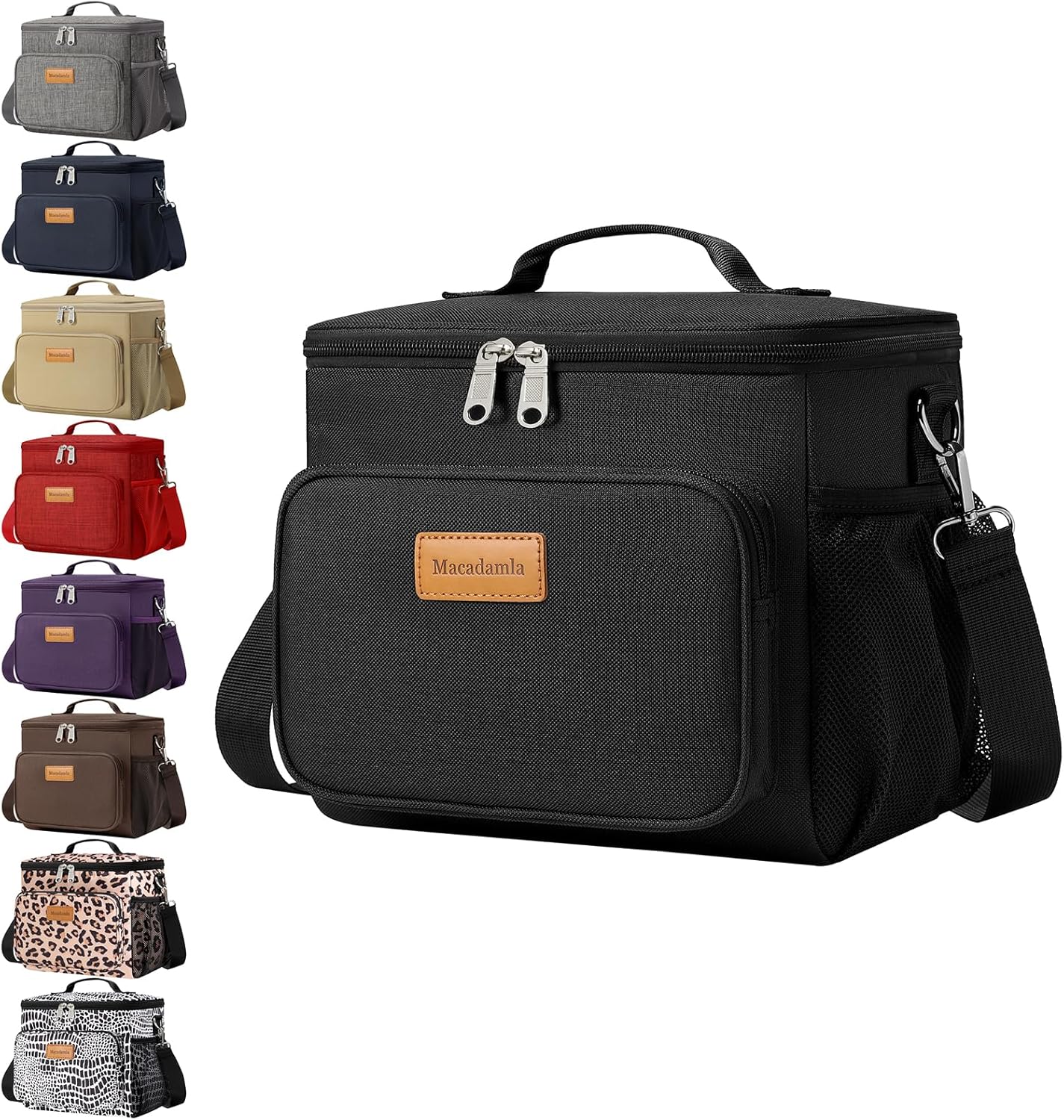Macadamla Weinas Lunch Bag, Special Reusable Lunch Box for Women/Men, Innovative...