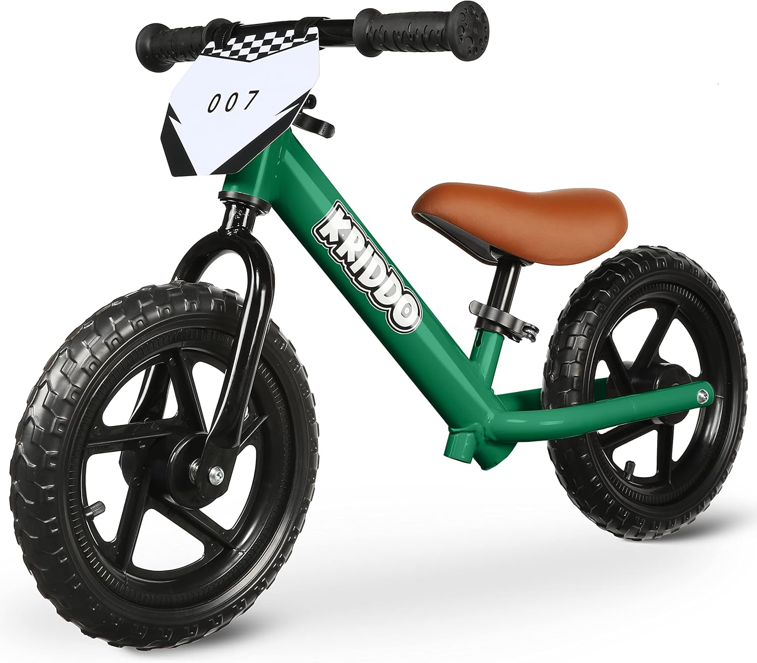 KRIDDO Toddler Balance Bike 2 Year Old, Age 18 Months to 5 Years Old, 12 Inch Pu...