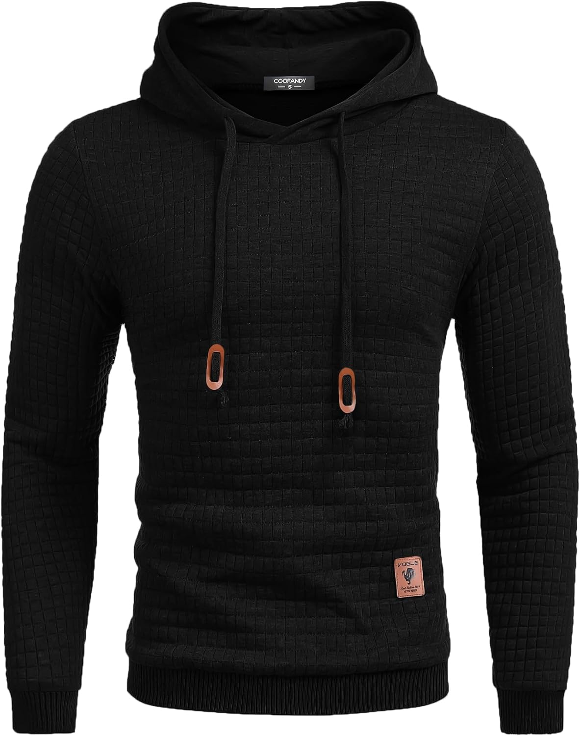 COOFANDY Mens Hooded Sweatshirt, Special Casual Long Sleeve Hoodie, Innovative D...