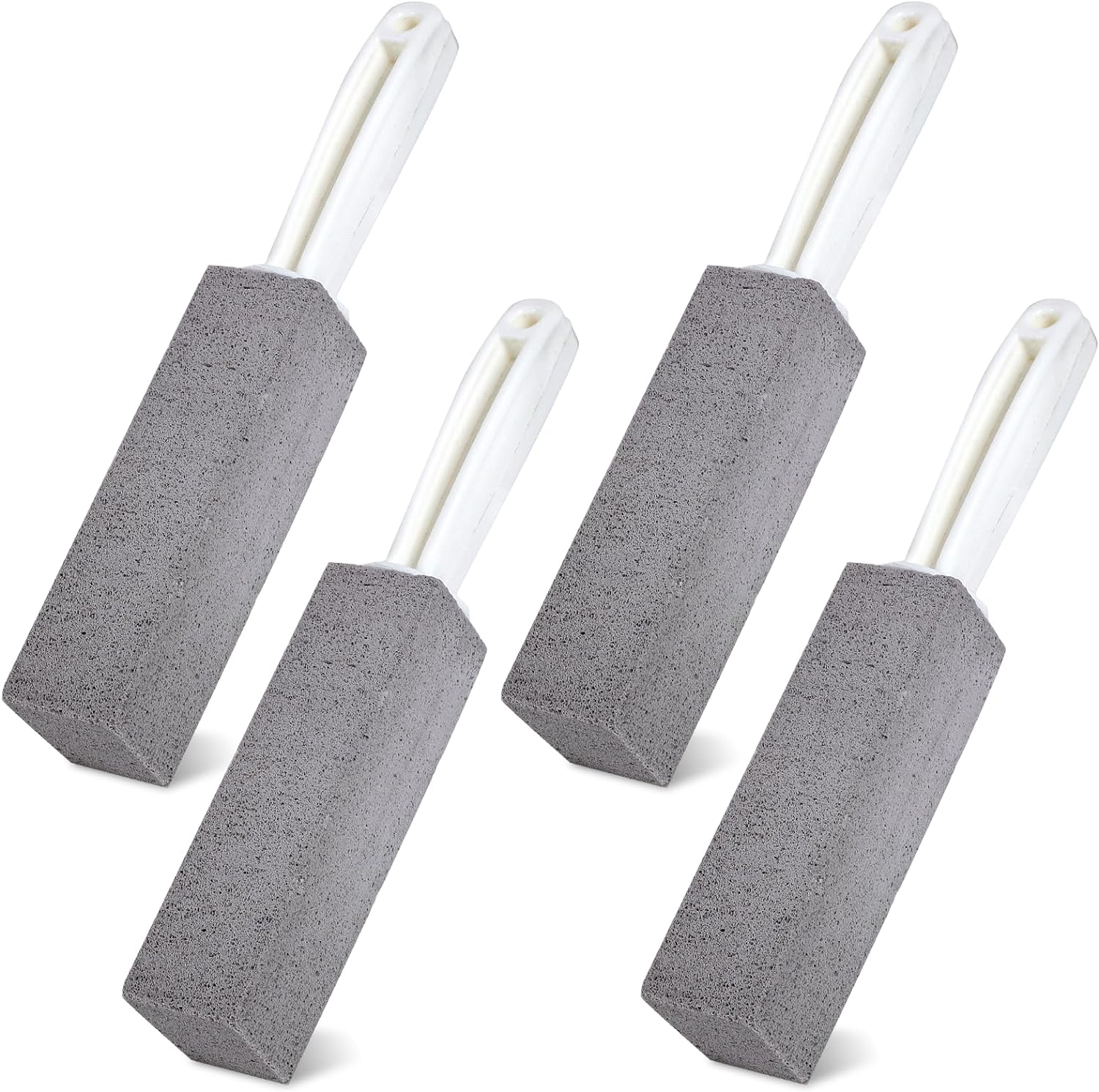 4 Packs Pumice Cleaning Stone With Handle, Pumice Stone for Toilet Bowl Cleaning...