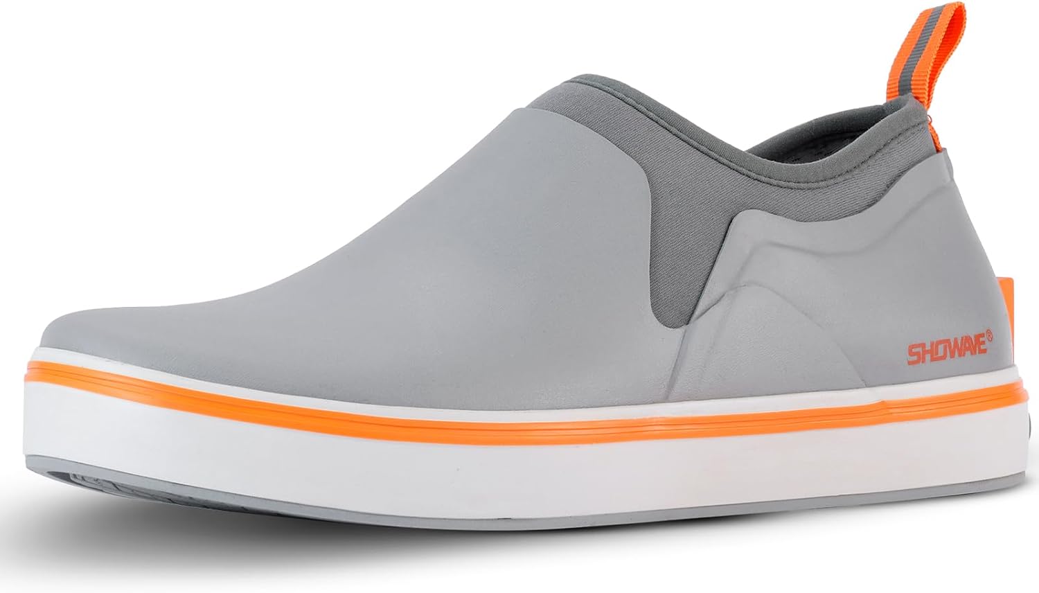 Showave Deck Shoes for Men Waterproof Garden Boots Slip-on Rain Shoes Breathable...