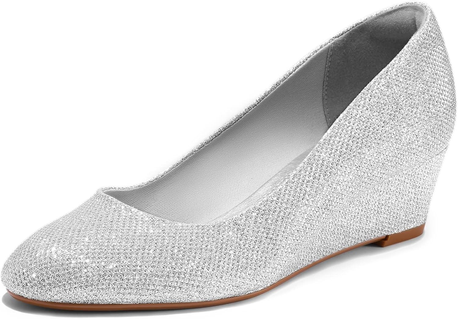mysoft Women's Wedge Pumps, Special Low Heel Closed Toe Dress Shoes, Innovative...