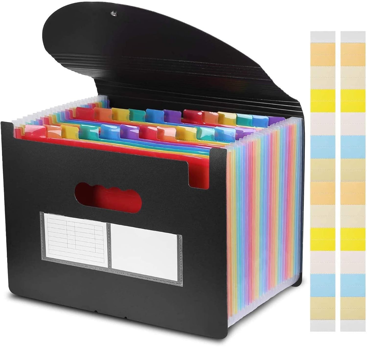 File Organisers, Supmaker 24 Pockets Expanding File Folder, A4 Size Accordion Fo...