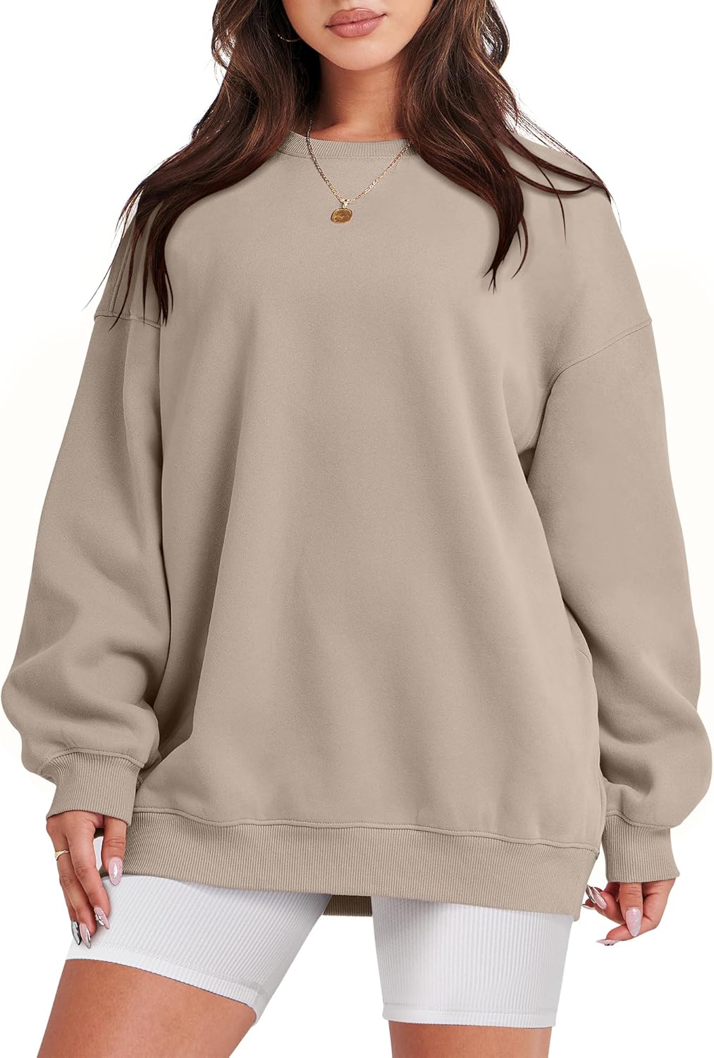 Caracilia Women Sweatshirts, Special Long Sleeve Crewneck Sweatshirt, Innovative...