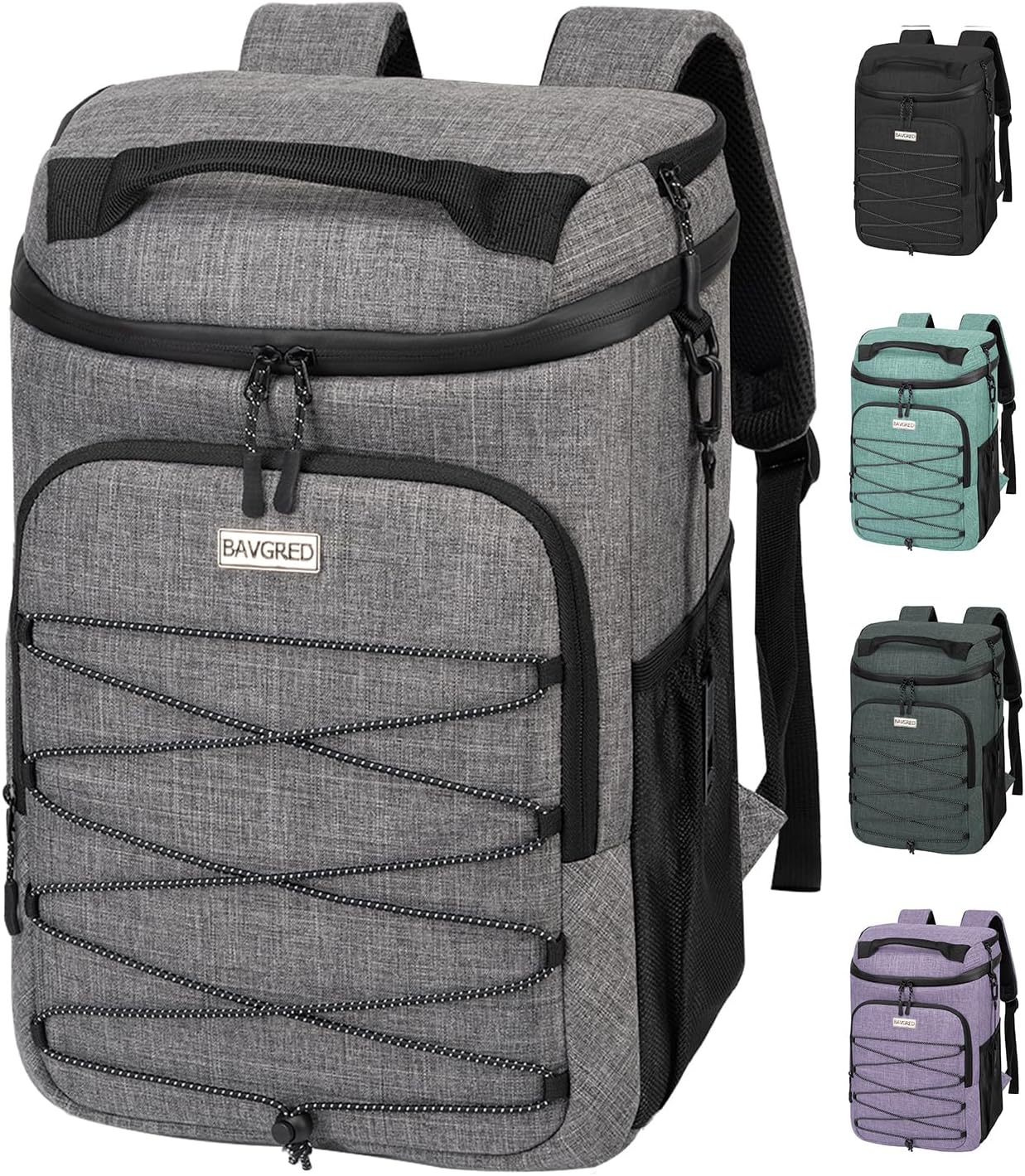 30 Cans Cooler Backpack Insulated Waterproof, Backpack with Cooler Compartment f...