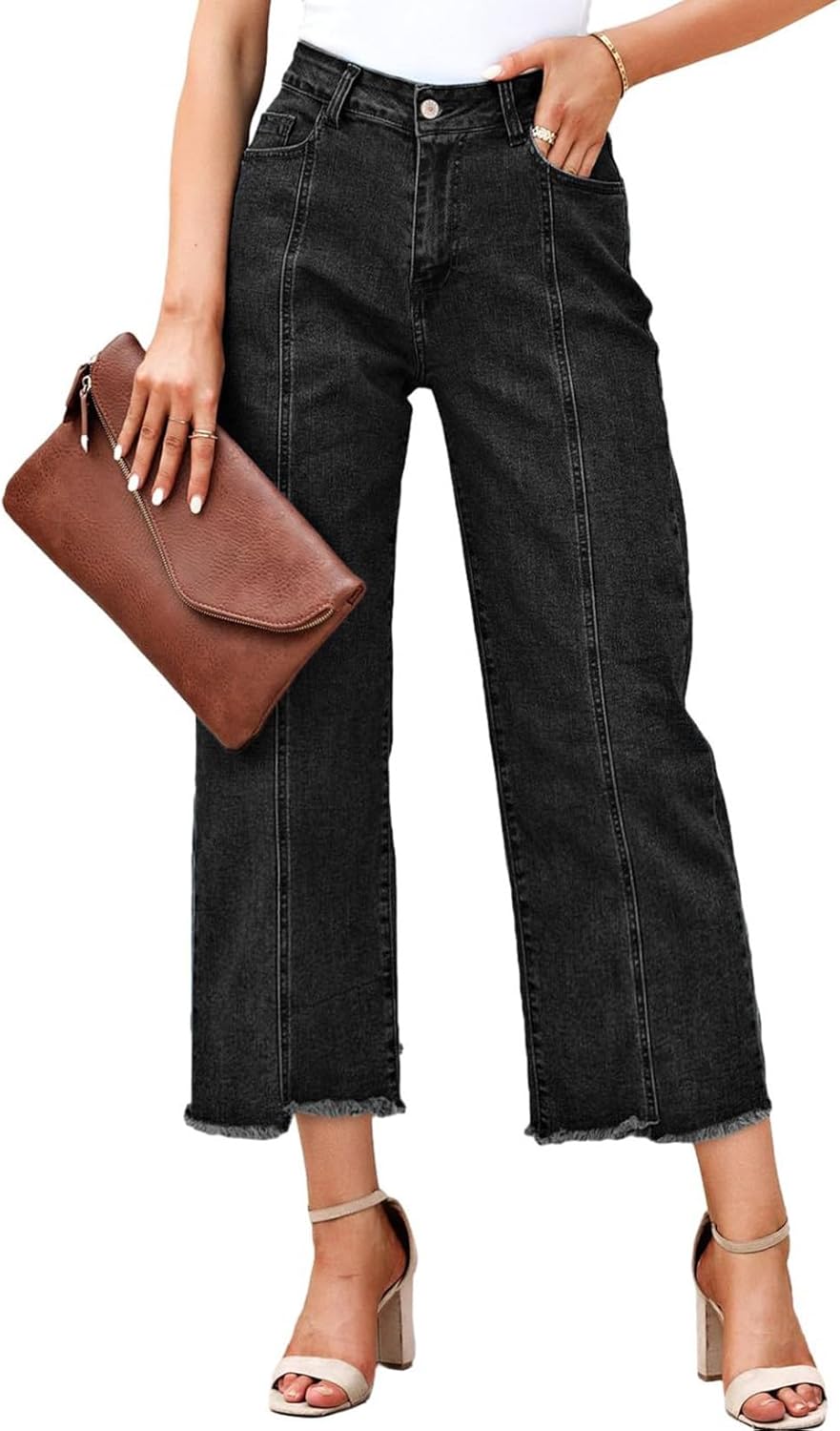 Sidefeel Women's Jeans, High-Quality Jeans for High Waisted Style, Special Wide...