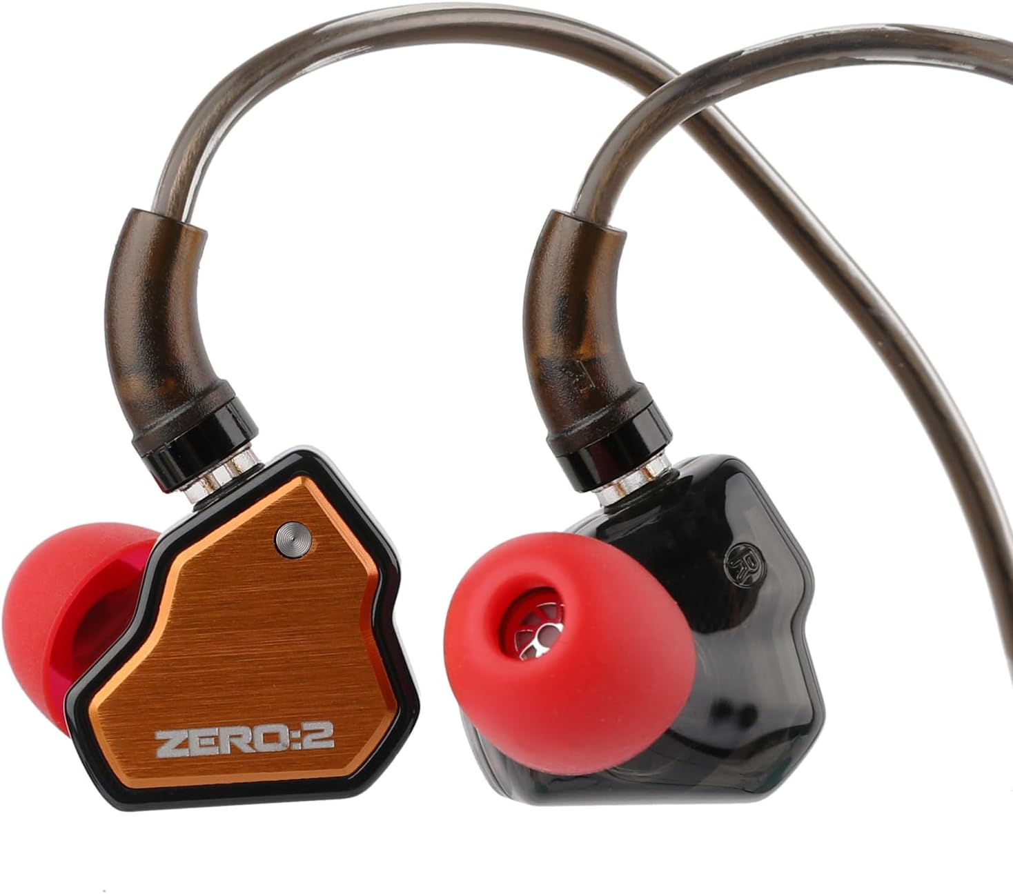 Linsoul 7Hz x Crinacle Zero:2 In Ear Monitor, Updated 10mm Dynamic Driver IEM, W...