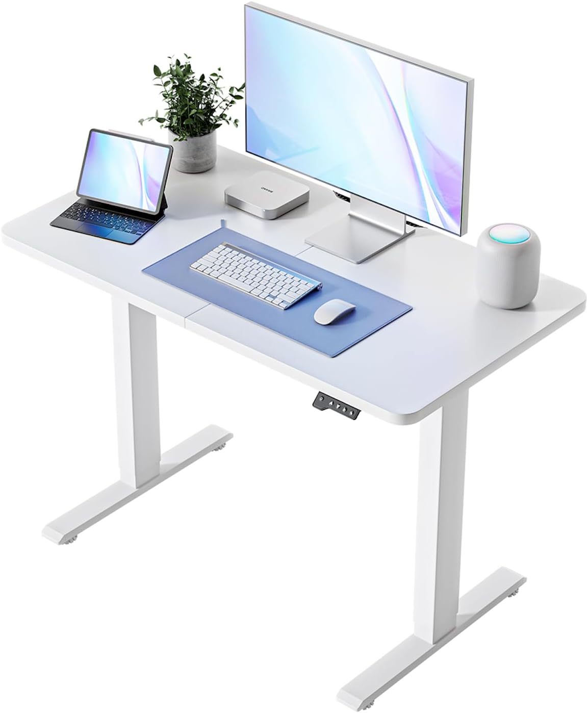 FEZIBO Standing Desk, Special Height Adjustable Desk with Memory Control and Ant...