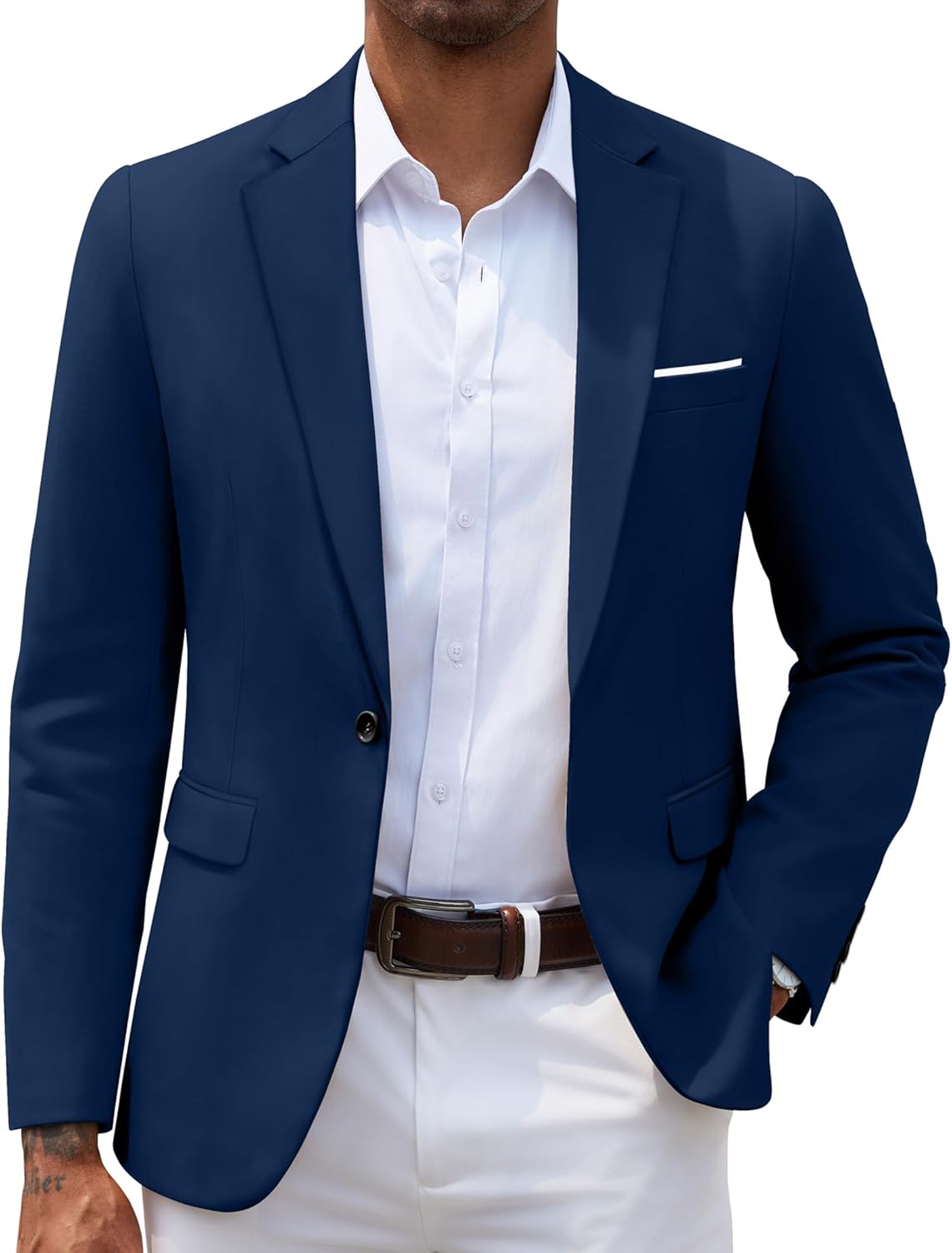 COOFANDY Men's Slim Fit Casual Blazers, Special Lightweight Sport Coats, Innovat...