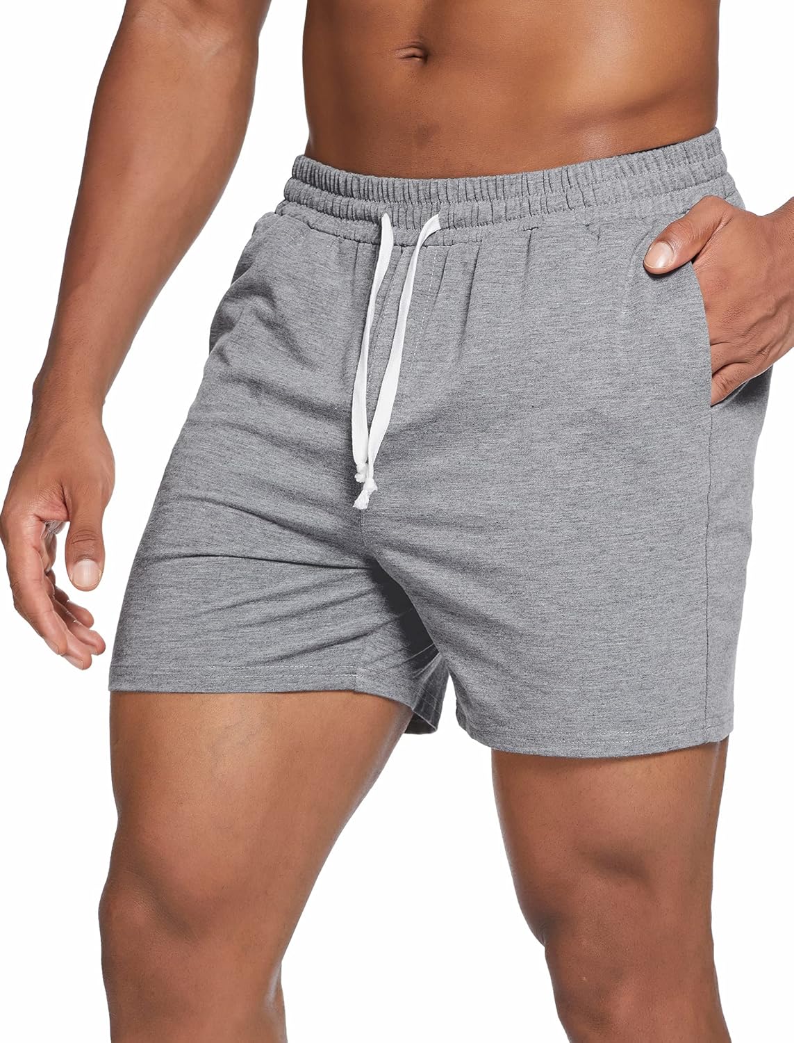 Deyeek Mens Pajama Shorts, Special 5.5 Inch Cotton Lounge Shorts, High-Quality S...