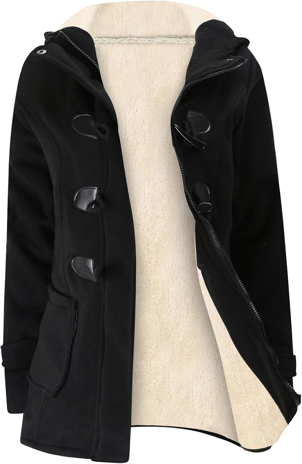 Gihuo Winter Jackets, Special Women's Coat with Sherpa Lining, Innovative Women'...