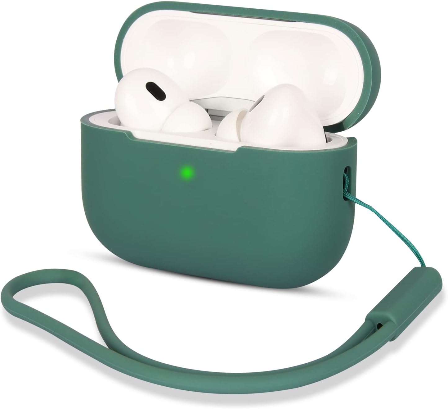 AOTUAO Compatible with AirPods Pro 2 Case Cover, Shock-Resistant Protective Sili...