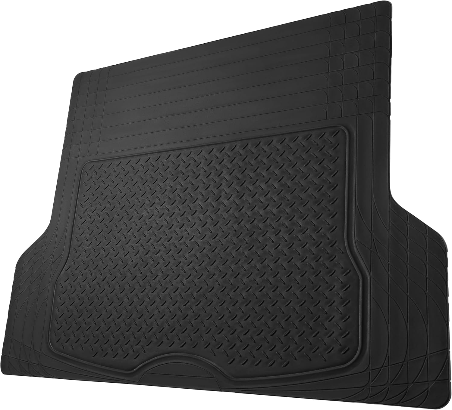 Rubber Car Boot Mat Liner (137cm X 110cm) Universal Non-Slip Deep-Dish Heavy-Dut...