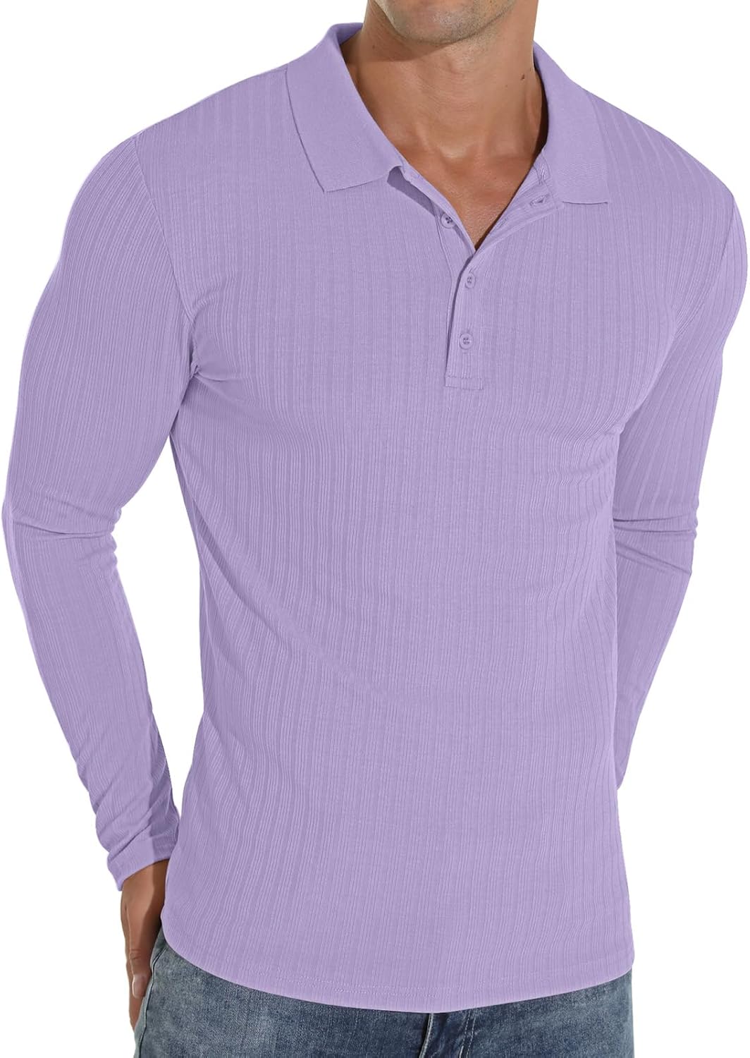 Special Askdeer Men's Polo Shirts, Unique Polo Shirts with Long/Short Sleeve, In...