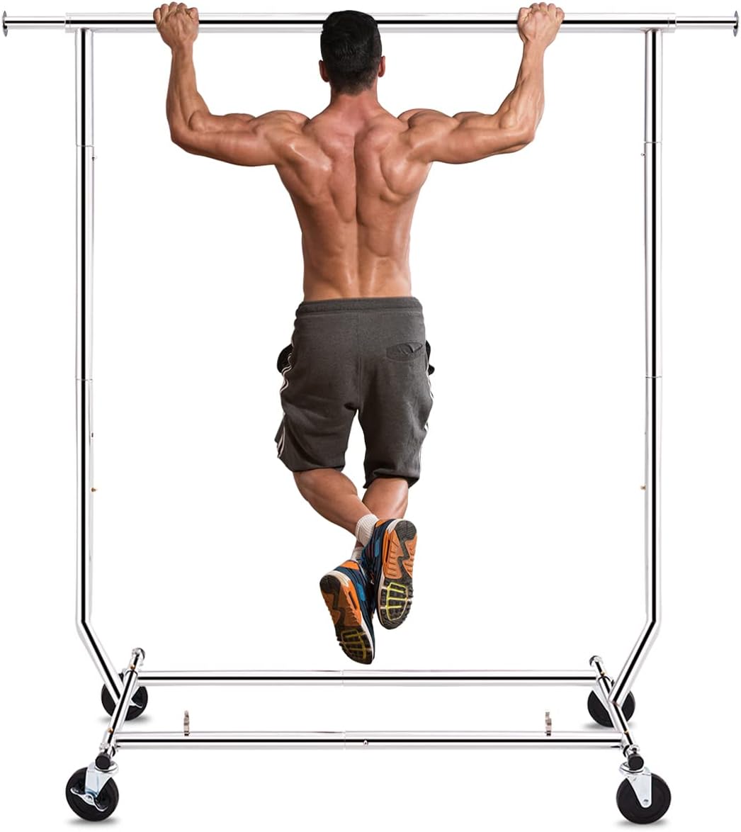 HOKEEPER Clothes Rack, Clothing Racks for Hanging Clothes, Heavy Duty Garment Ra...