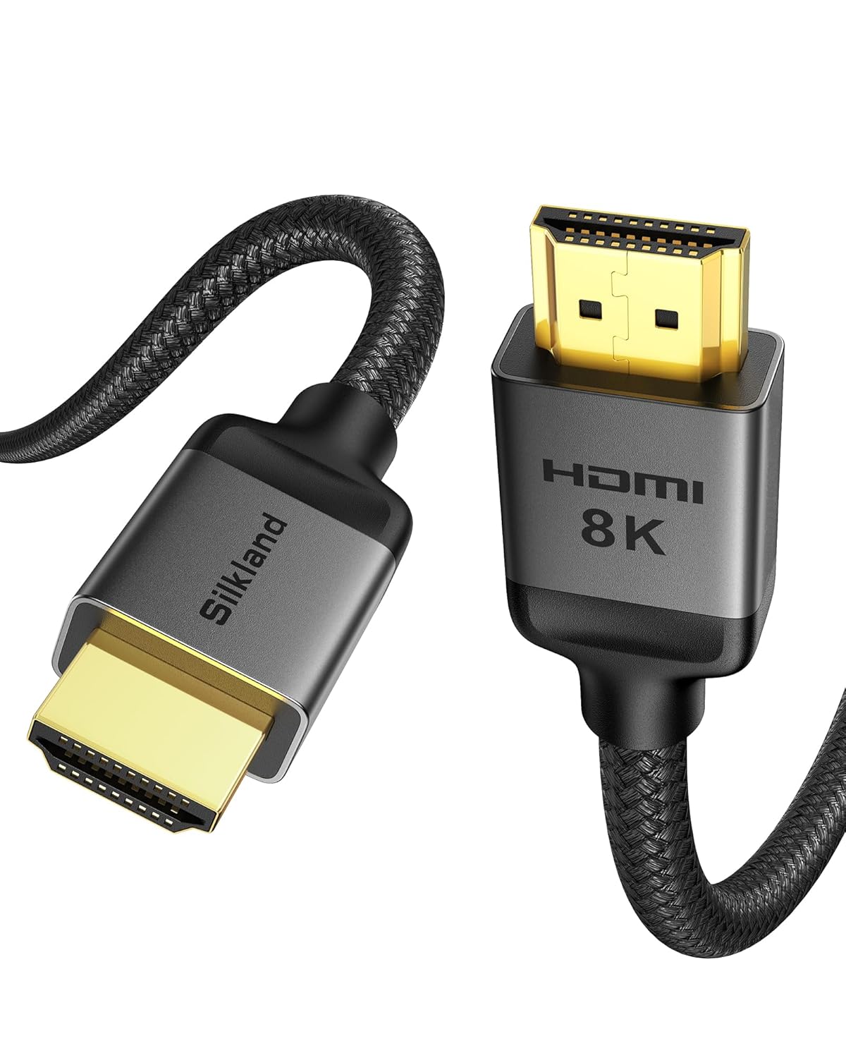 Silkland 10K 8K 4K HDMI 2.1 Cable 10M, [8K@60Hz 4K@120Hz/144Hz] Ultra High Speed...