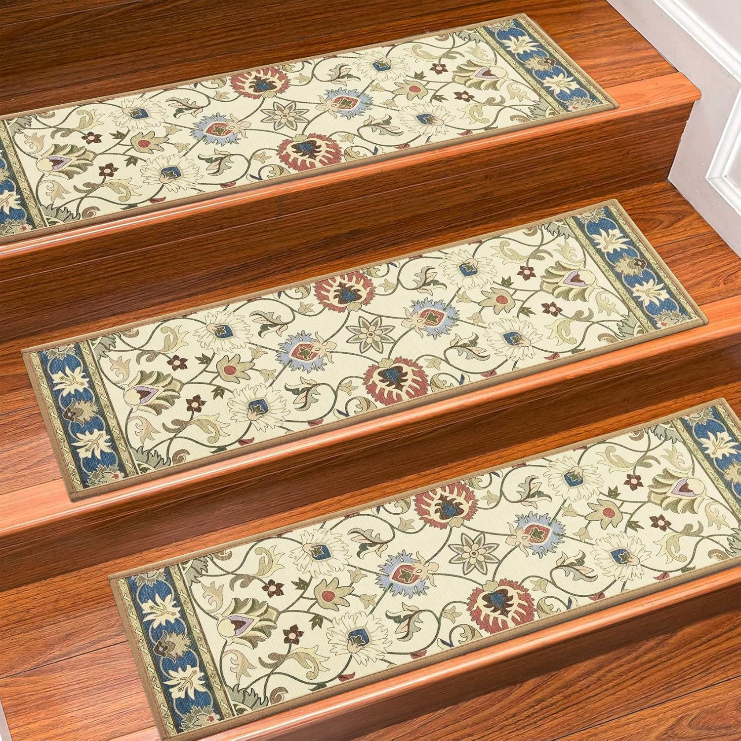 Carpet Stair Treads Non Slip for Wooden Steps, 15pcs 30inch X 8inch Staircase St...