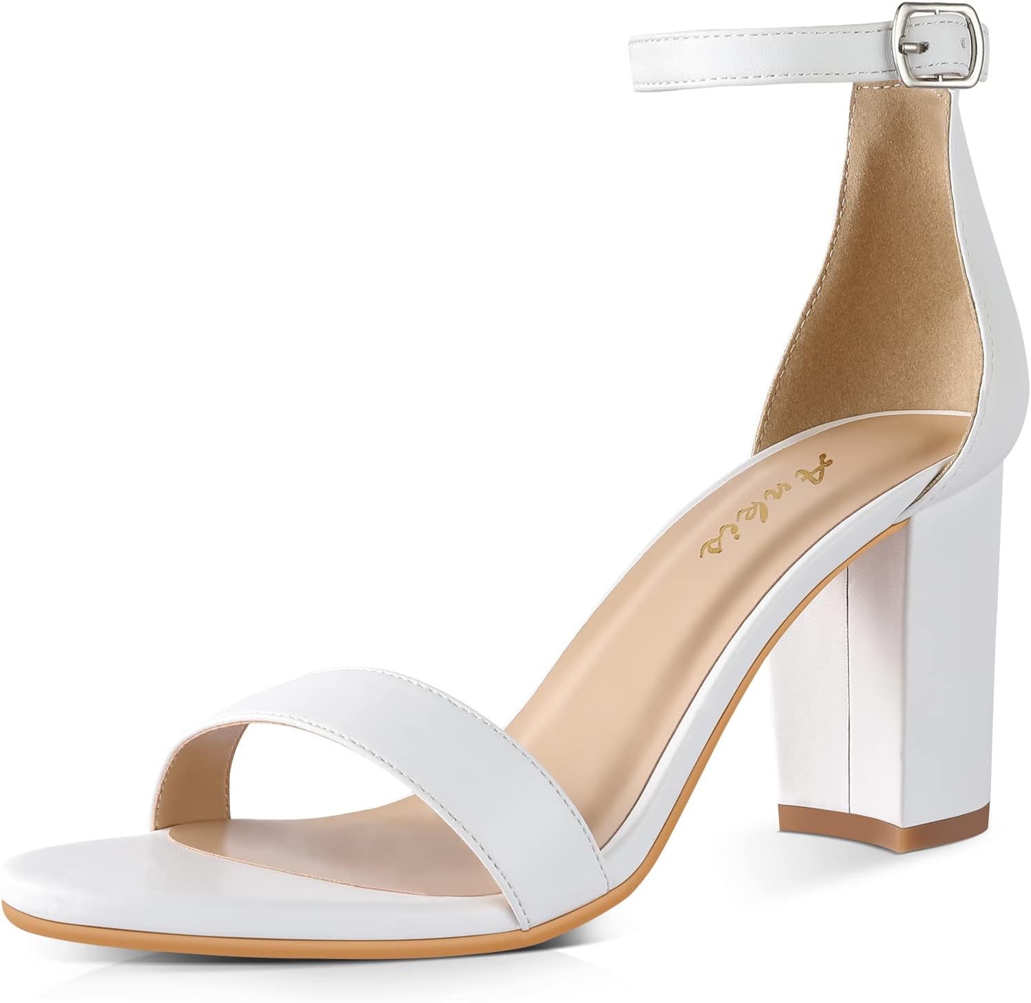 Ankis Heels for Women, Special Open Toe Sandals, Innovative Ankle Strap Chunky H...
