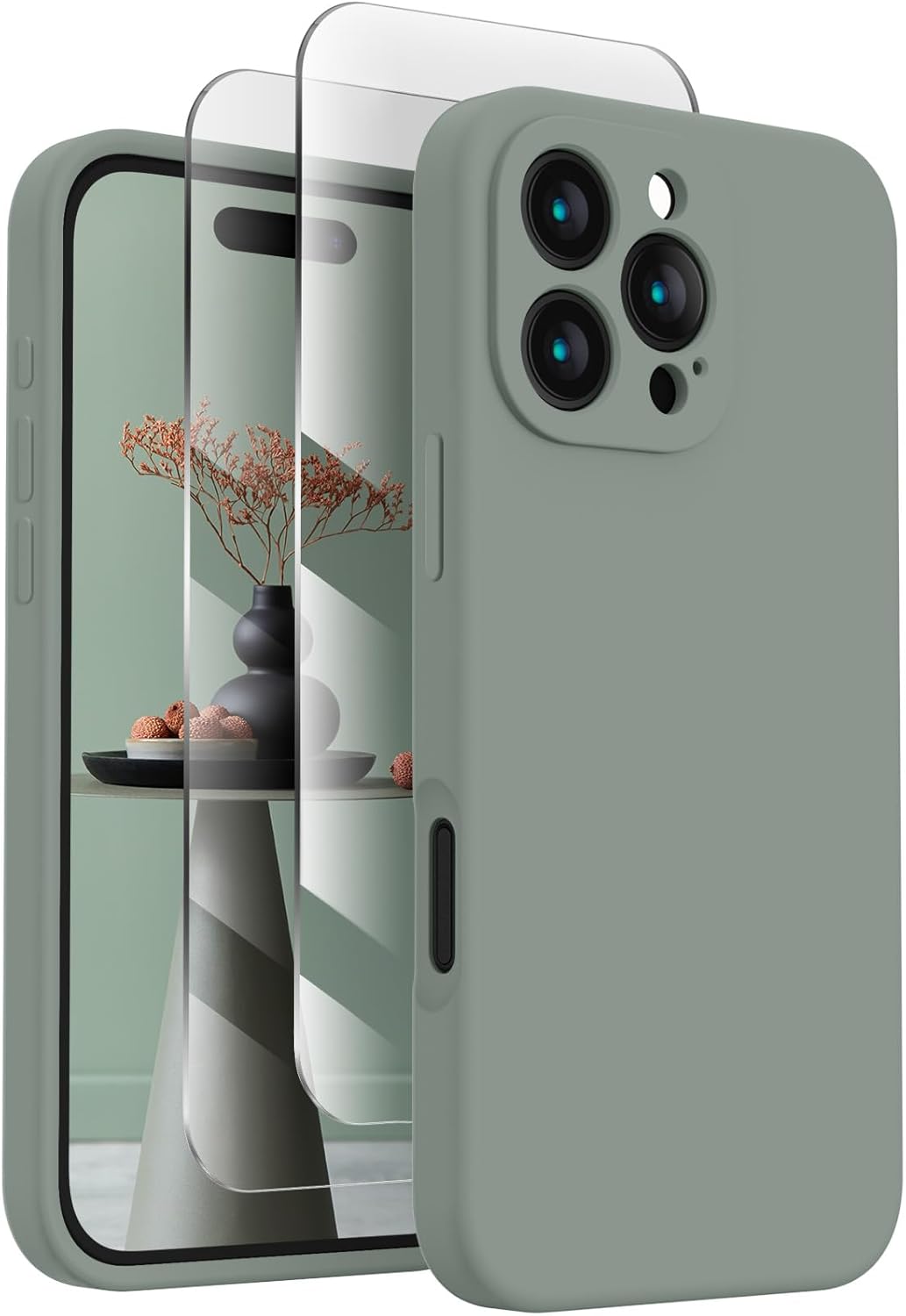 FireNova Designed for iPhone 16 Pro Case, Silicone Upgraded [Camera Protection]...