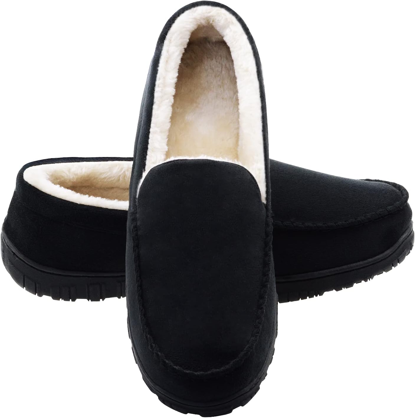 Lulex Moccasins for Men, Special House Slippers, Innovative Indoor Outdoor Plush...
