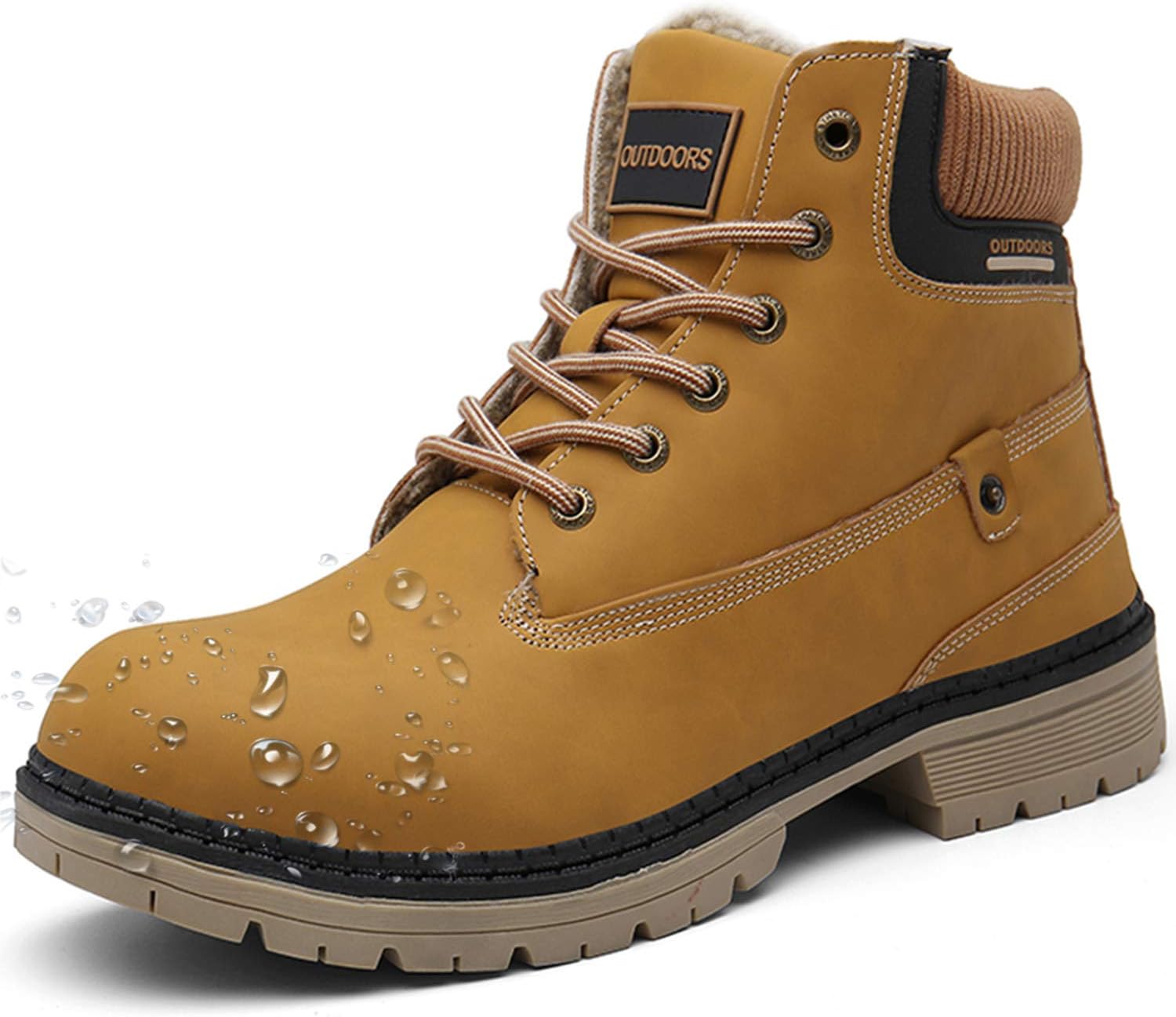 Eagsouni Men's Women's Snow Boots, Special Warm Fur Lined Ankle Booties, Innovat...