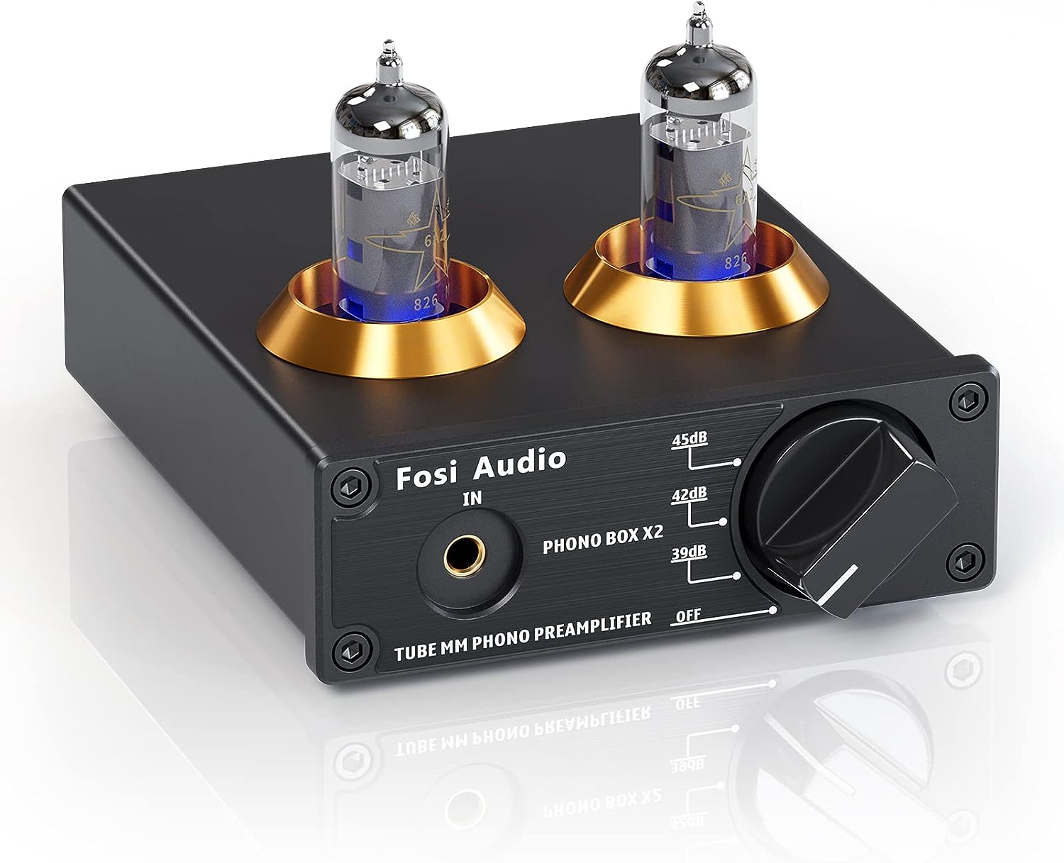 Fosi Audio Box X2 Phono Preamp, Special Preamplifier for Turntable MM Record Pla...
