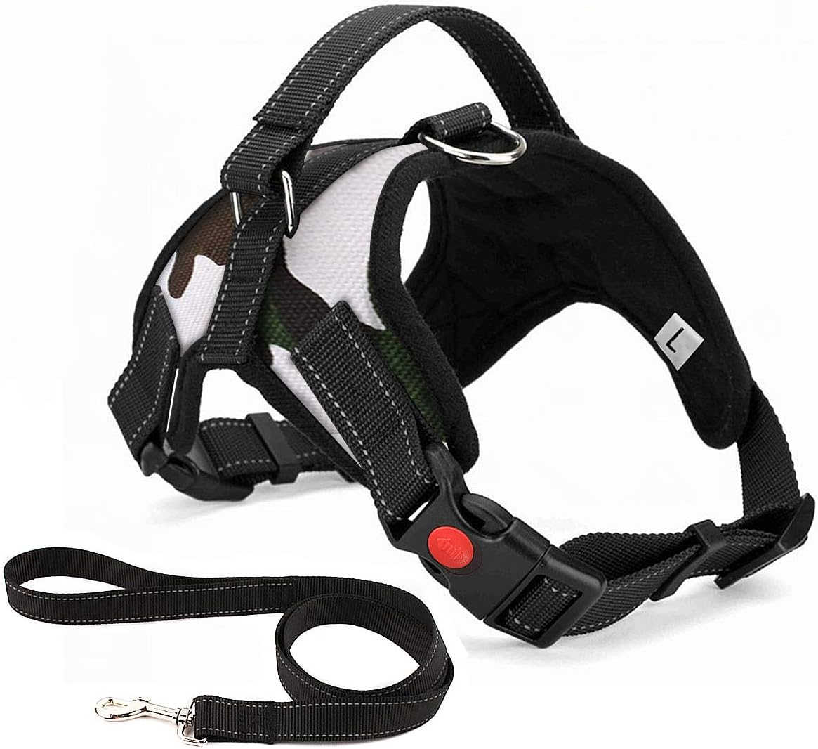 Musonic No Pull Dog Harness, Special Adjustable Comfort Harness with Breathable...