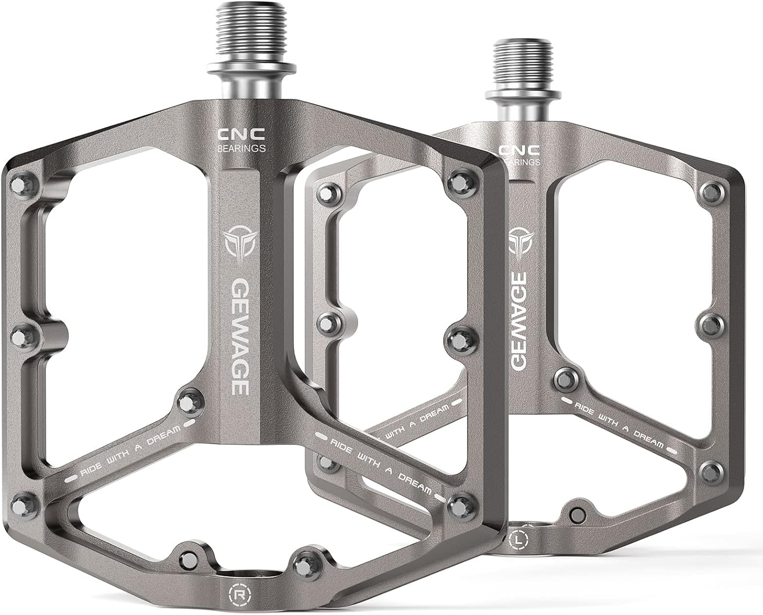 GEWAGE Road/Mountain Bike Pedals, Special 3 Bearings Bicycle Pedals, Innovative...