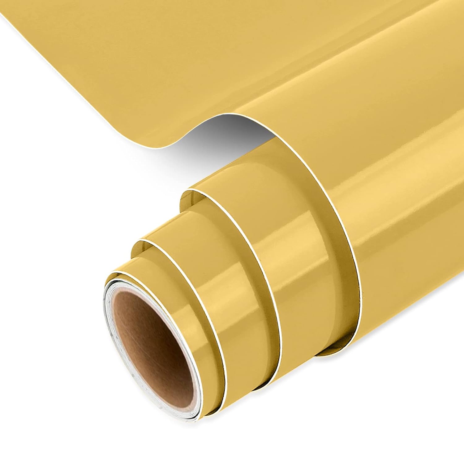 IModeur Gold Vinyl Permanent, Special Adhesive Vinyl for Cutting Machines and Si...