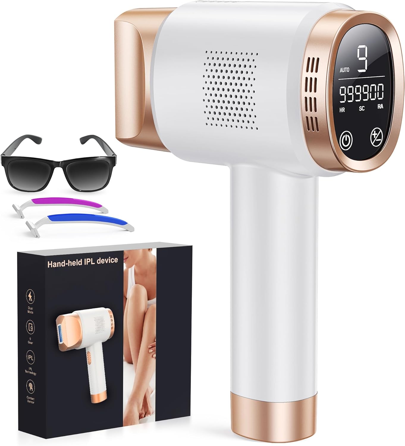 AMINZER IPL Hair Removal Device, Special 3-in-1 Laser Hair Removal, Innovative L...