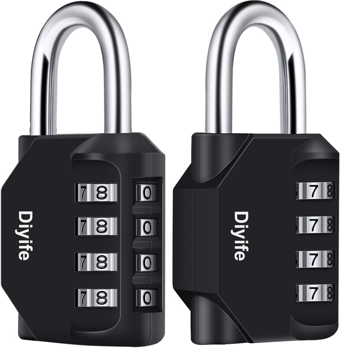 Diyife 4 Digit Lock Combination, Special Combination Padlock, High-Quality Weath...