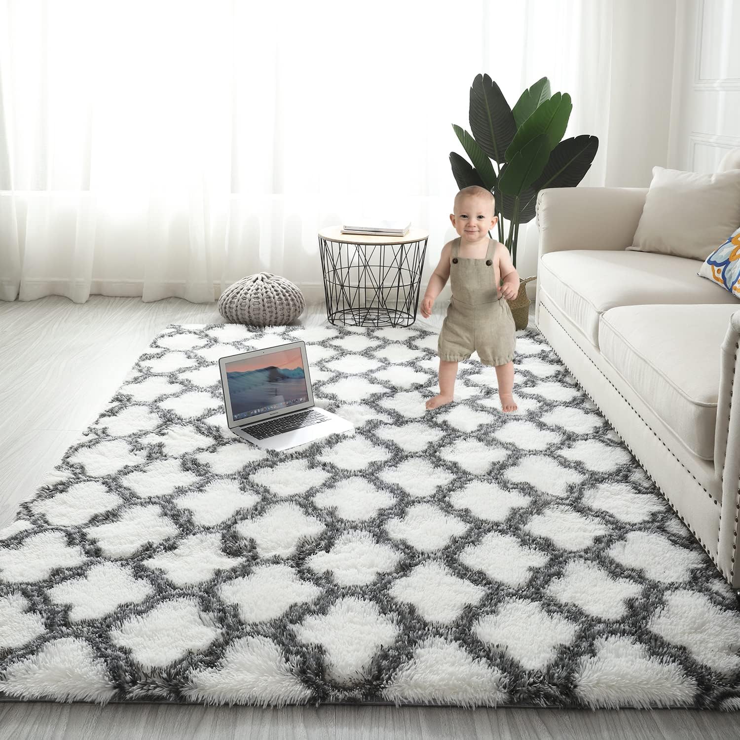 Gsogcax Rugs, Special Living Room Rugs, Super Soft Fluffy Area Rugs for Bedroom,...