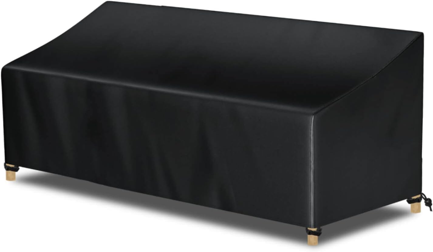 AWNIC 3 Seater Outdoor Sofa Cover, Special Waterproof Garden Sectional Sofa Cove...