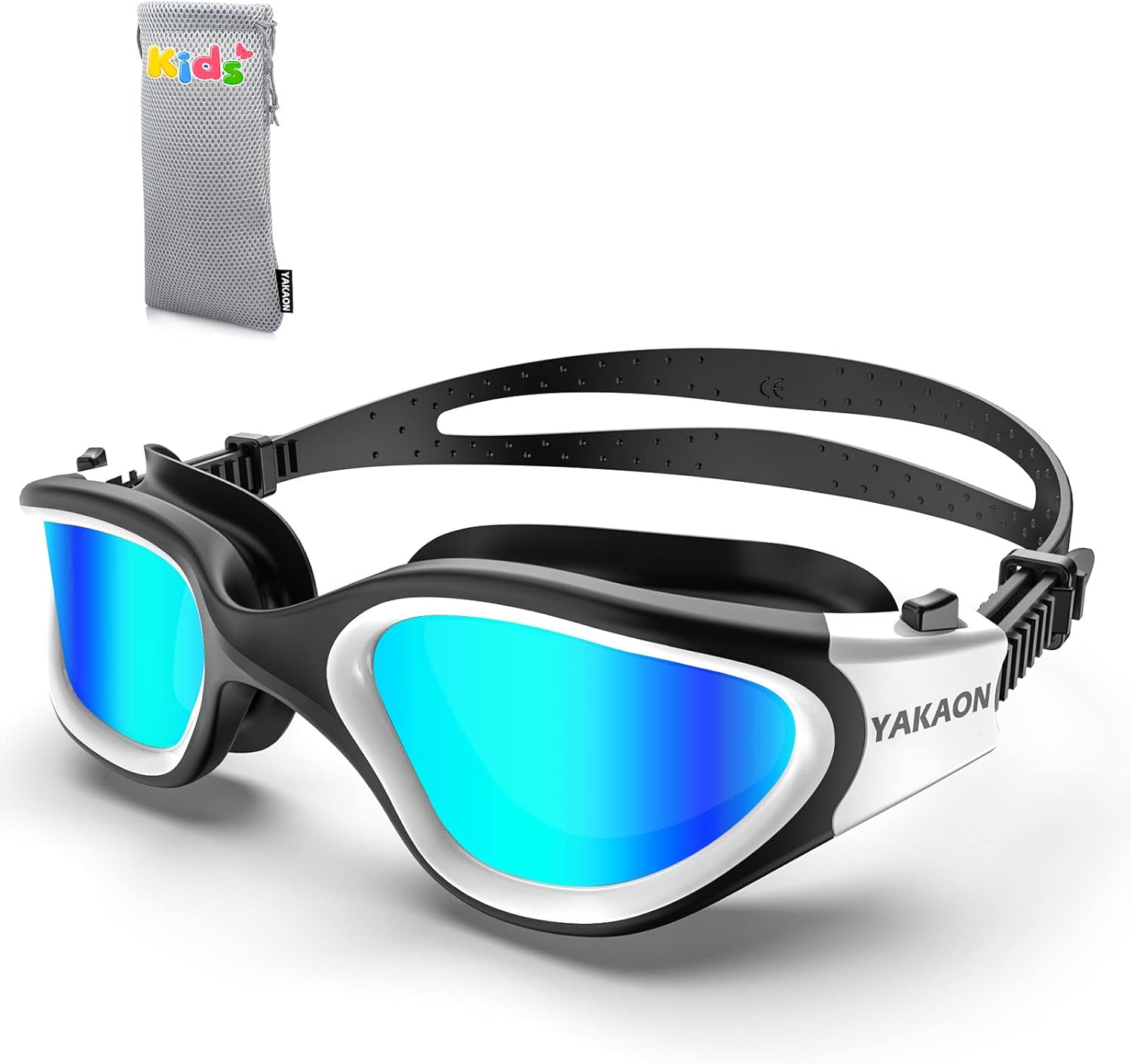 YAKAON G1Mini Kids Swim Goggles, Special Swimming Goggles for Ages 6-14, Comfort...