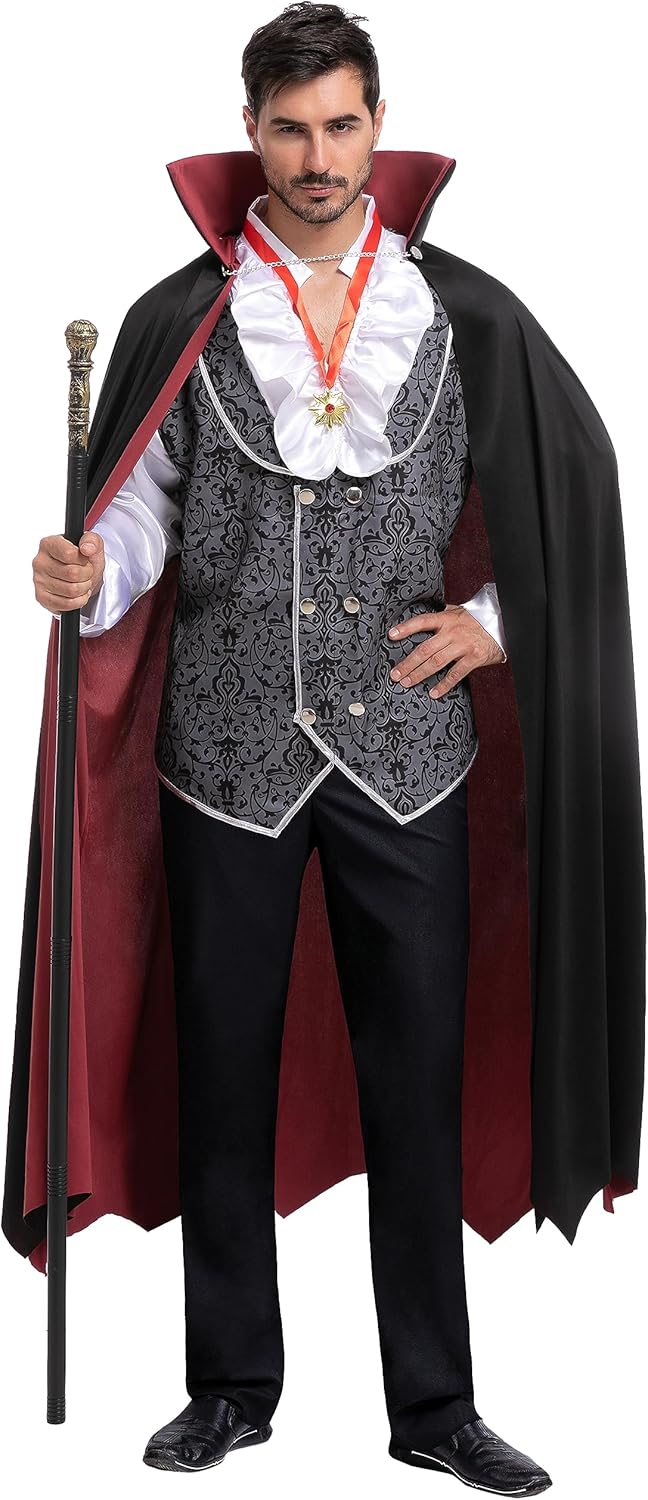 Spooktacular Creations Renaissance Costume, Special Medieval Scary Vampire Costu...