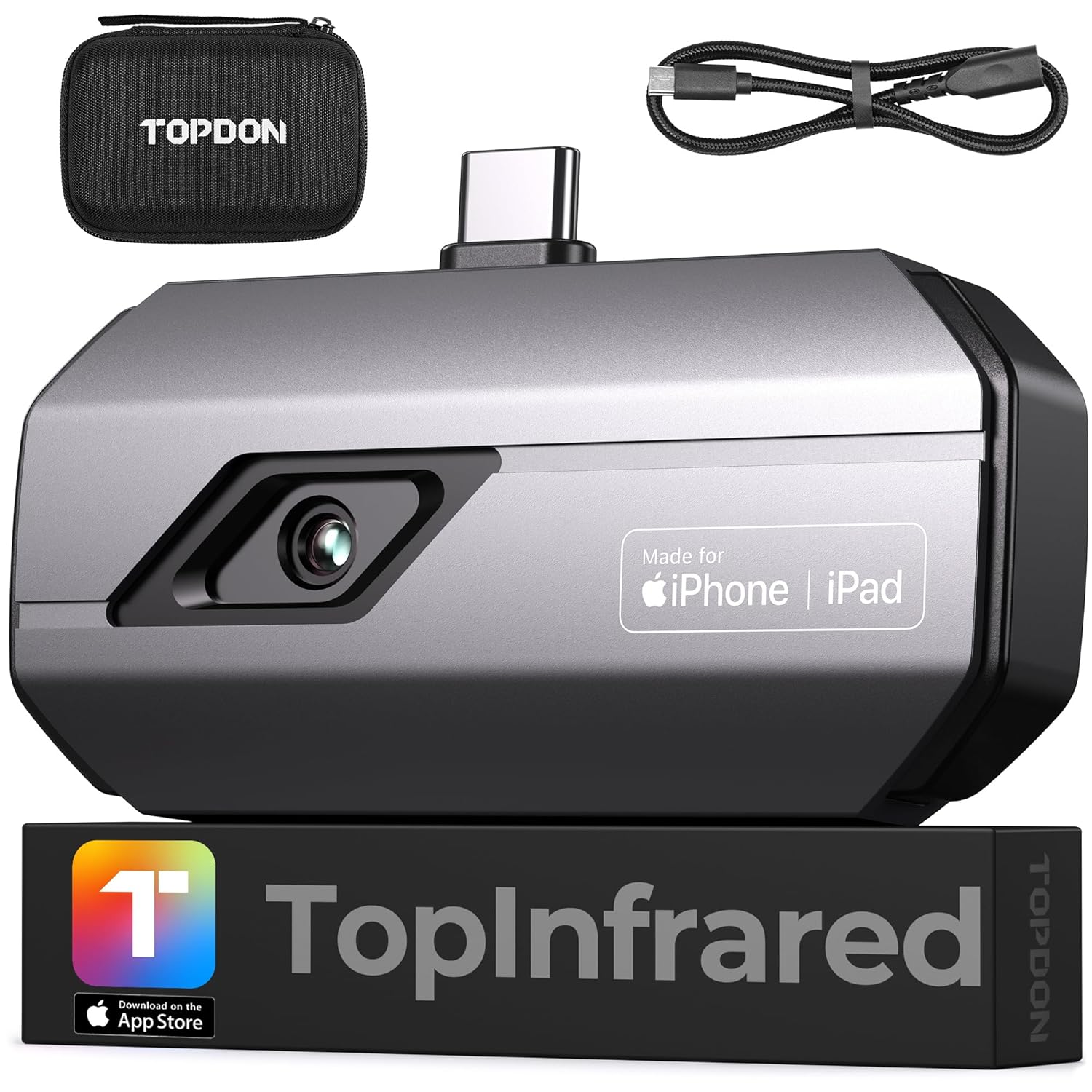 TC002C Thermal Camera, Special Thermal Device for iPhone 15 Series and iPads wit...