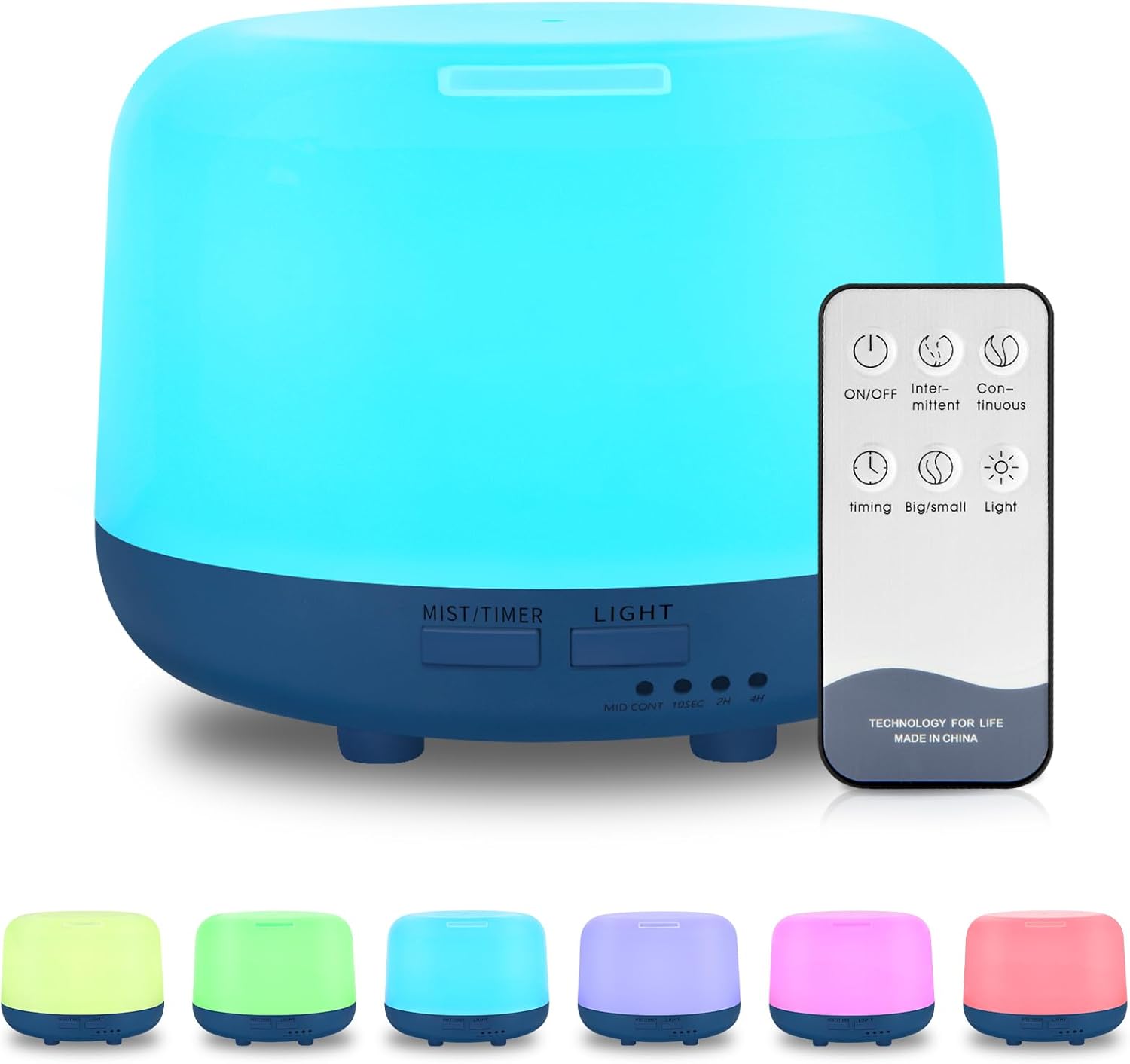 DIFFOFE 300ML Essential Oil Diffuser, Small Room Cold Mist Air Aromatherapy, Qui...