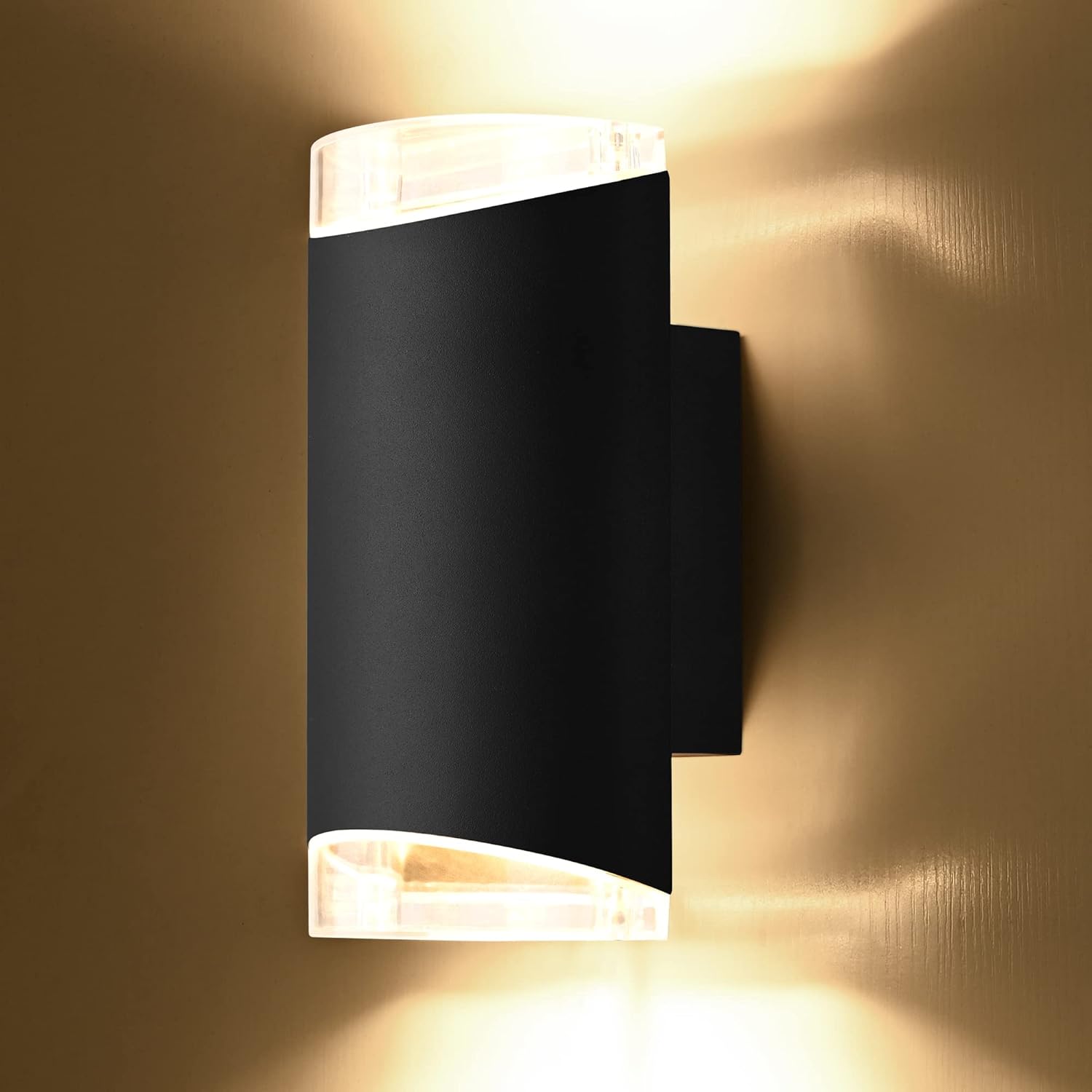 EDISHINE Outdoor Wall Light, Aluminum Up Down Outside Wall Lights, IP44 Waterpro...