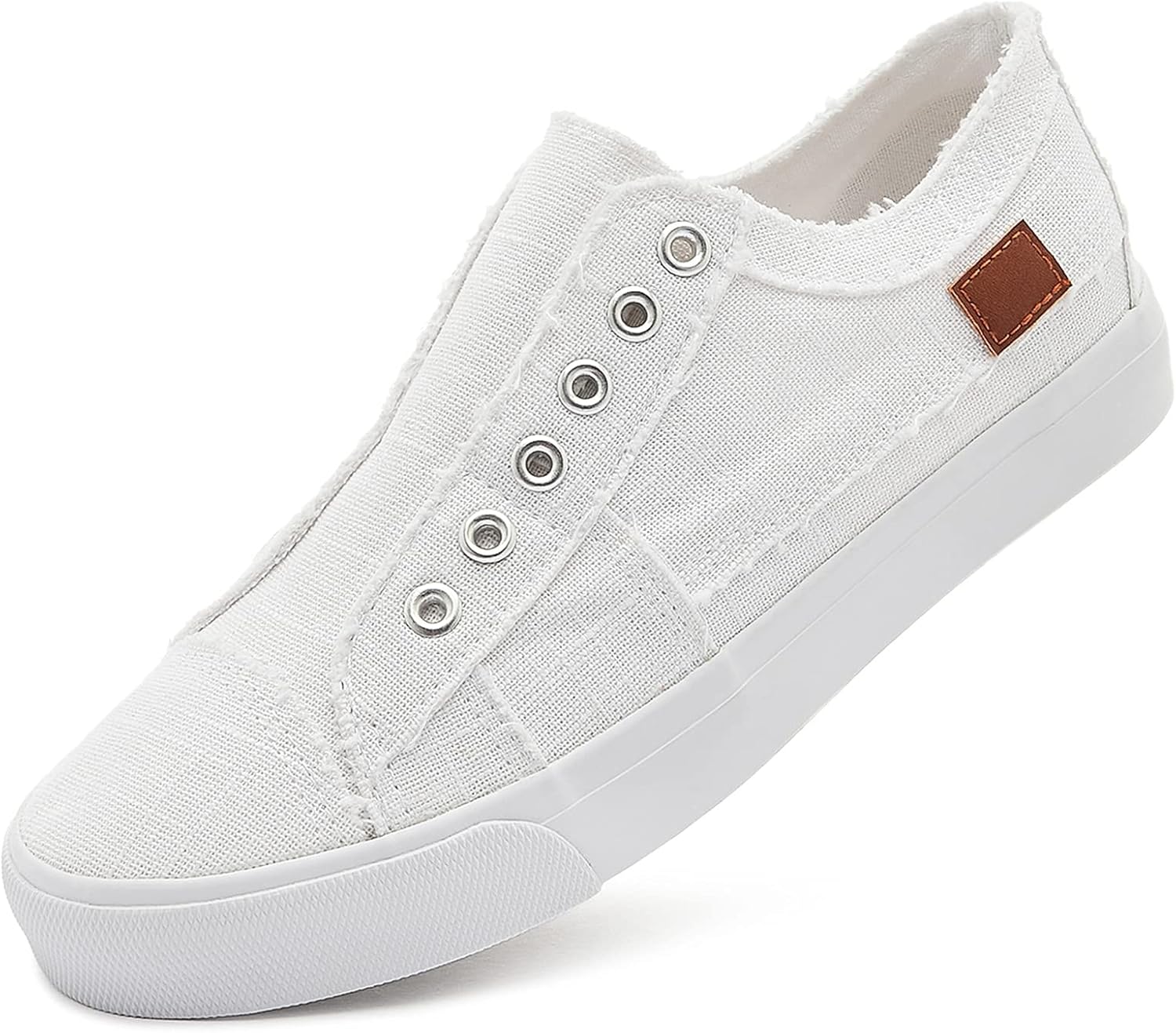 Women's Slip On Shoes, Fashionable Canvas Sneakers, Special Non Slip Shoes, Styl...