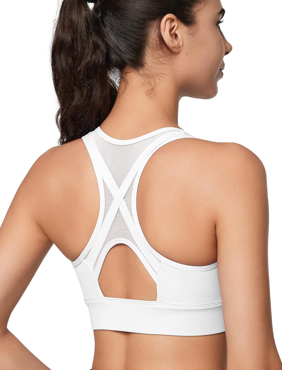 Yvette Sports Bra, Special High Impact Zip Front Sports Bra for Workout, Innovat...