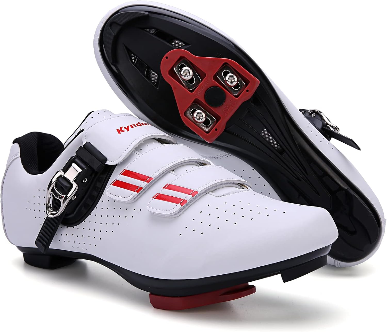 Mens Womens Cycling Shoes Compatible with Pelaton Bike Shoes Road Bike Shoes Rid...