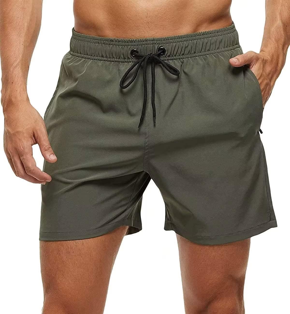 YuKaiChen Men's Swimming Trunks Quick Dry Beach Shorts Casual Running Gym Shorts...