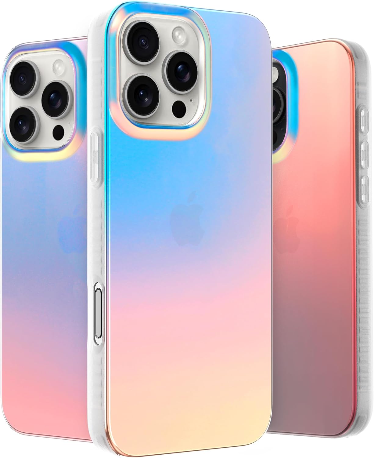 LONLI Hue - for iPhone 16 Pro Case - Holographic Iridescent Phone Case - Cute, U...